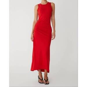 NEW JS71 baria dress in red